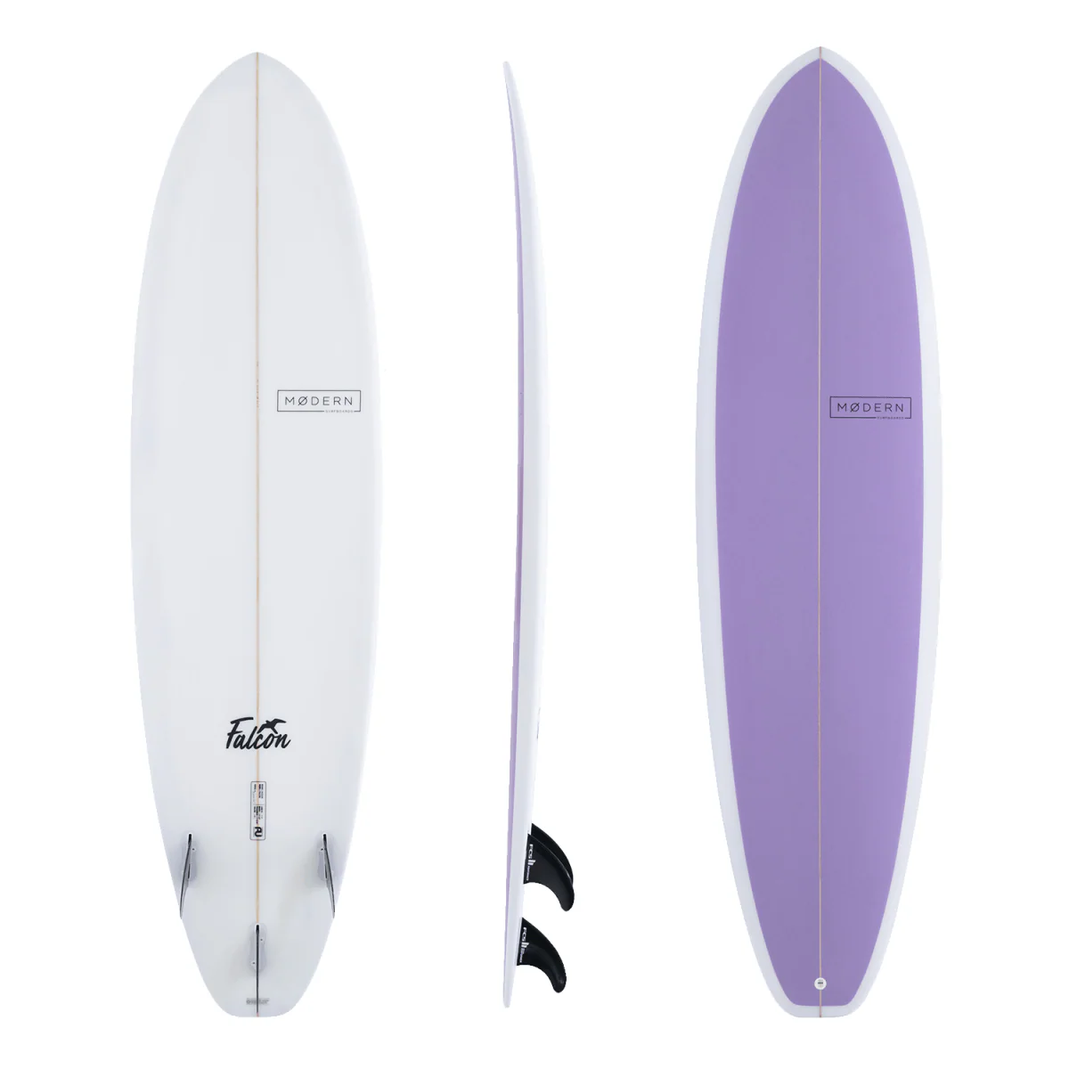 Modern Falcon Surfboard  Lavender 7'0"
