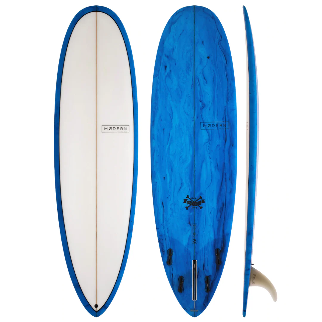 Modern Love Child PU Surfboard Blue Tint 7'0"