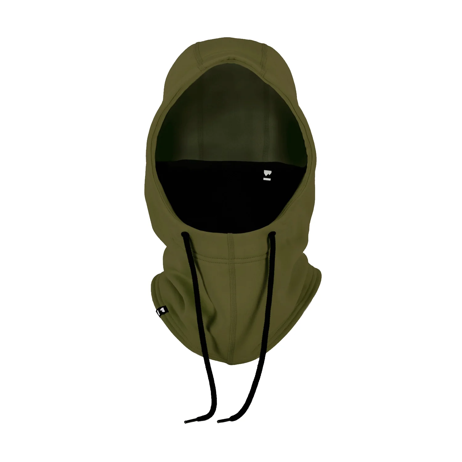 Mons Royale Decade Wool Fleece Hood Dark Olive