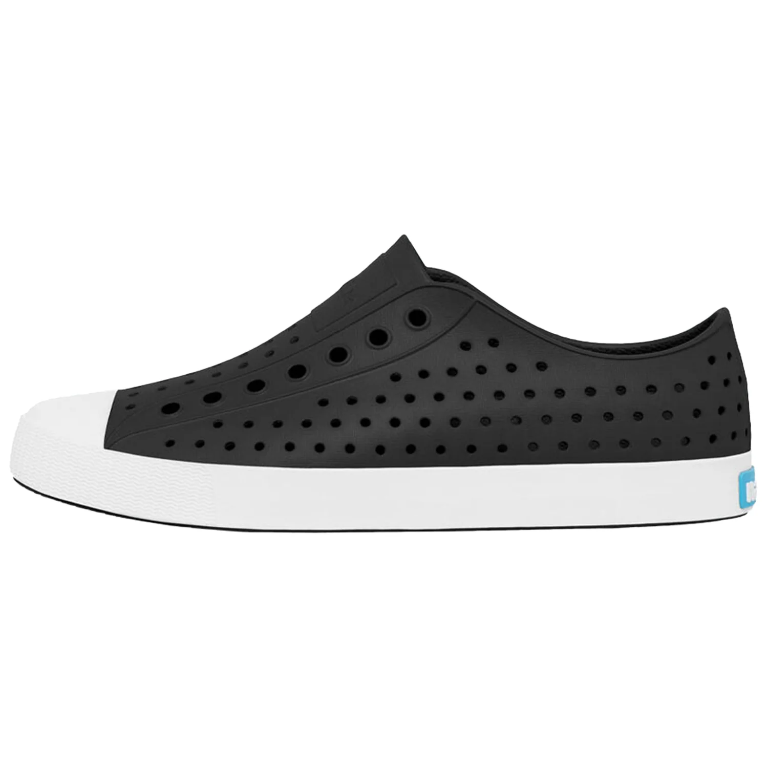 Native Jefferson Shoe Jiffy Black/Shell White