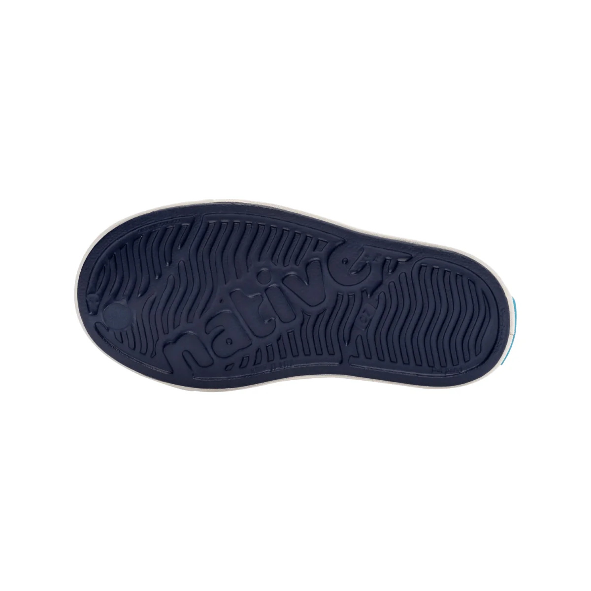 Native Junior Jefferson Shoe Regatta Blue/Shell White - Image 3