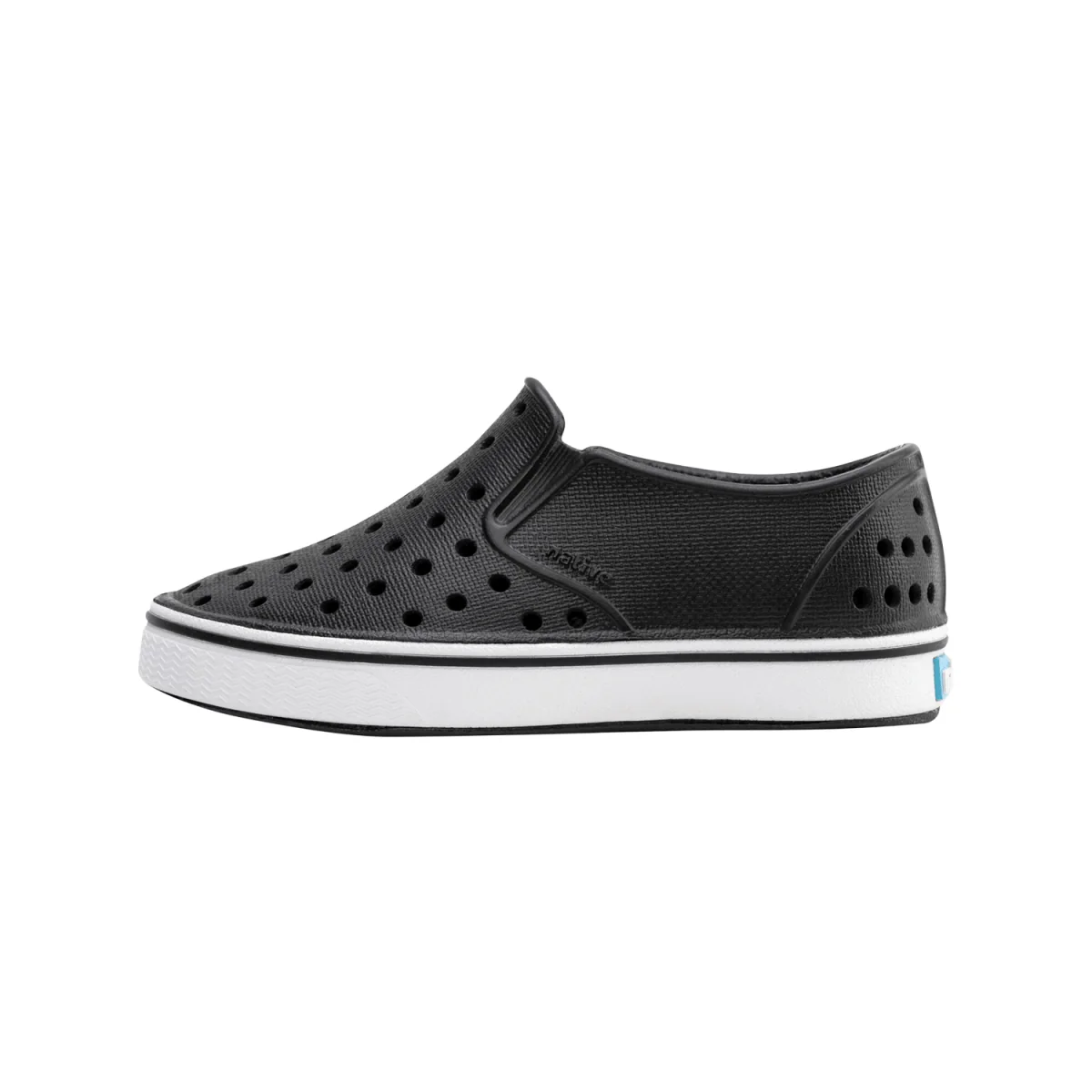 Native Youth Miles Shoe Jiffy Black/Shell White
