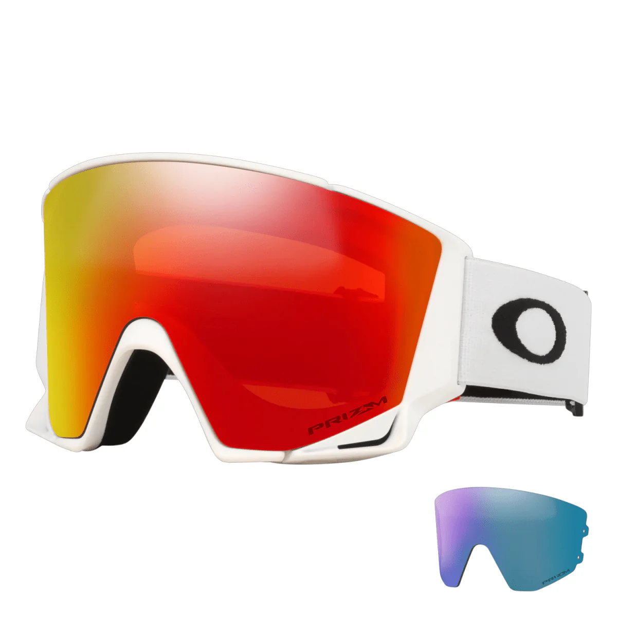 Oakley Flow Scape L Goggles Matte White/Prizm Torch + Prizm Iced