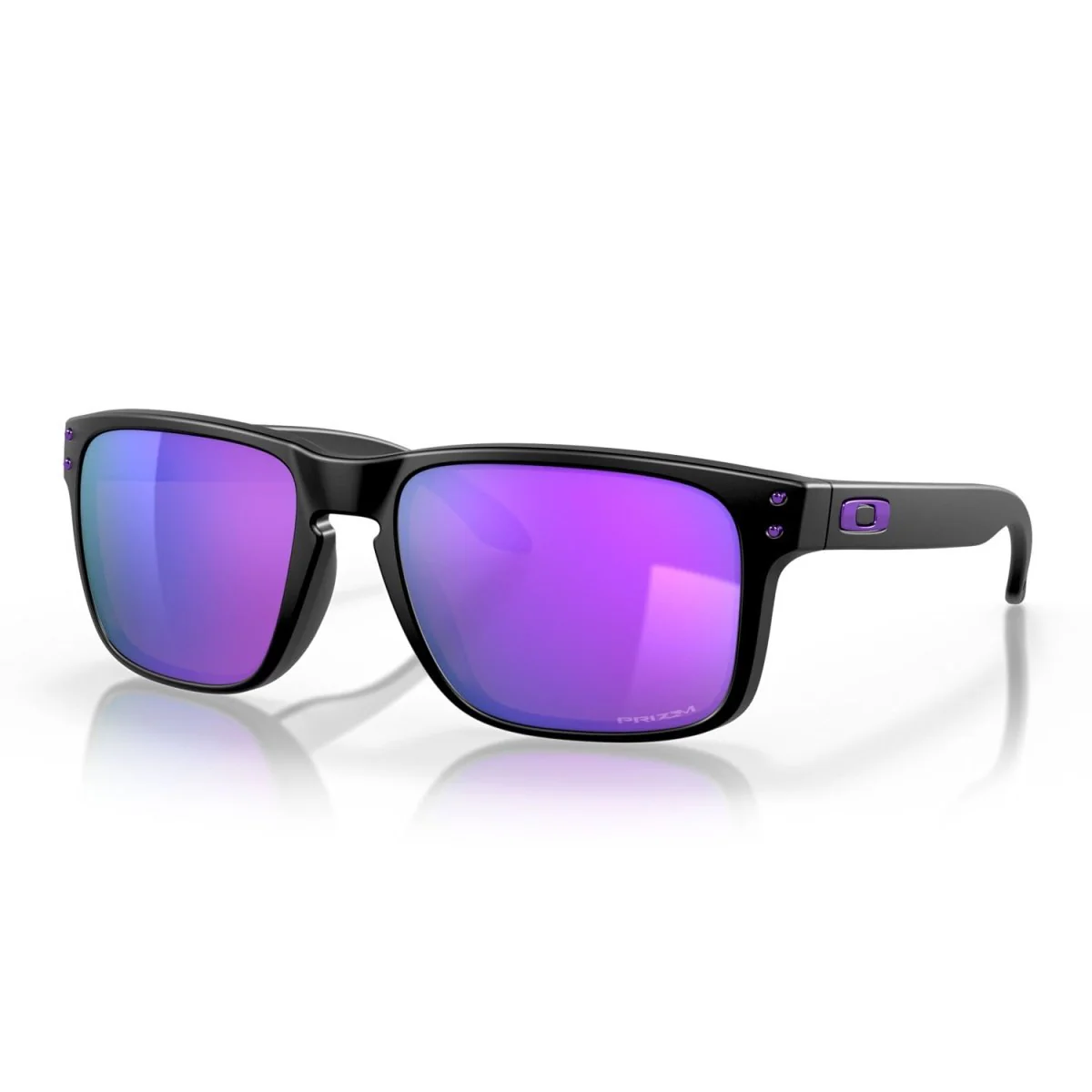 Oakley Holbrook Sunglasses Matte Black/Prizm Violet