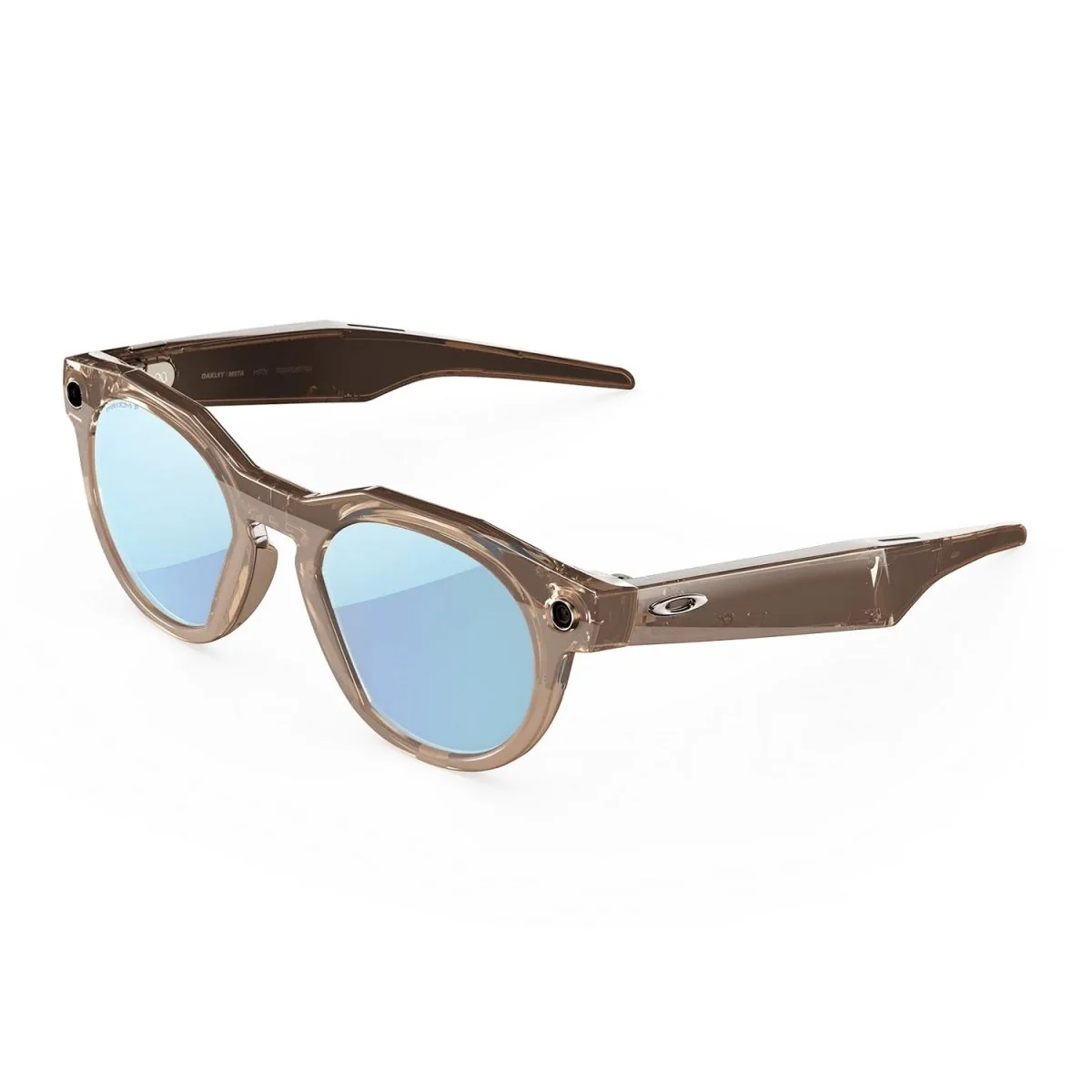 Oakley Meta HSTN Sunglasses Brown Smoke/Prizm Deep Polarized