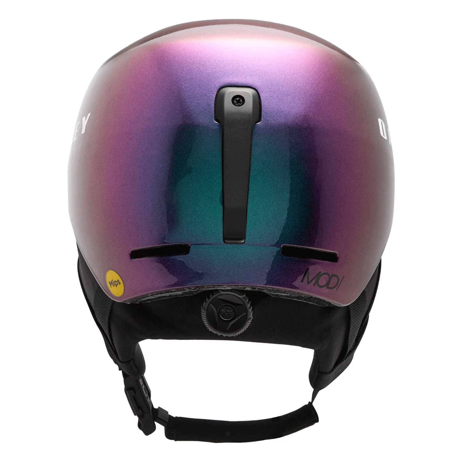 Oakley MOD1 MIPS Aura Collection Round Contour Fit Helmet Purple Green Colorshift - Image 3