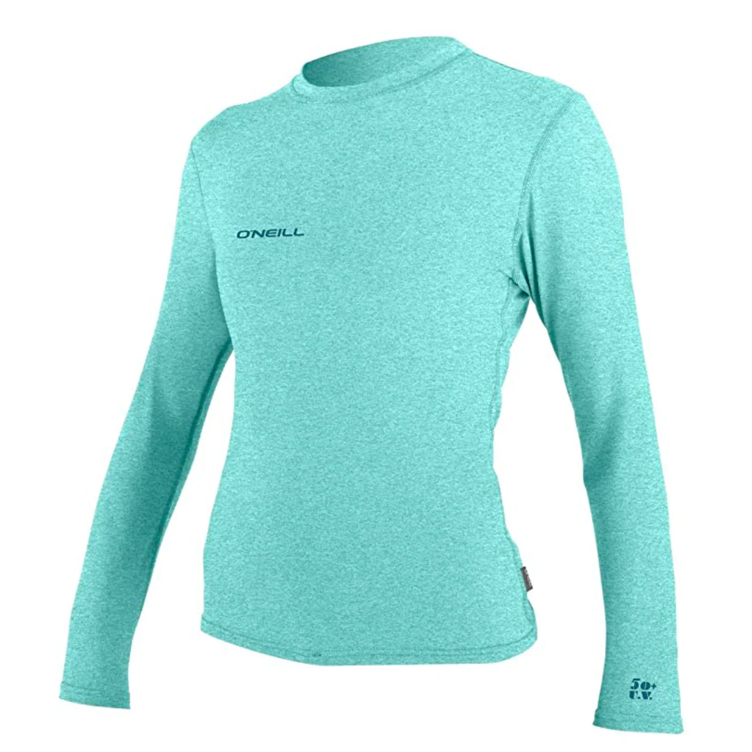 O'Neill Hybrid Long Sleeve Sun Shirt Womens Turquoise