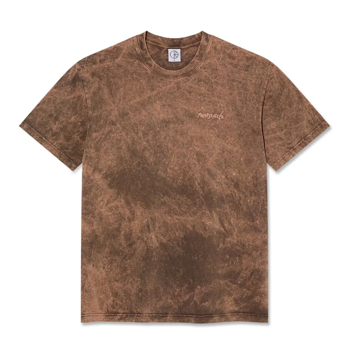 Polar Men's Surf Logo Acid T-Shirt Brown