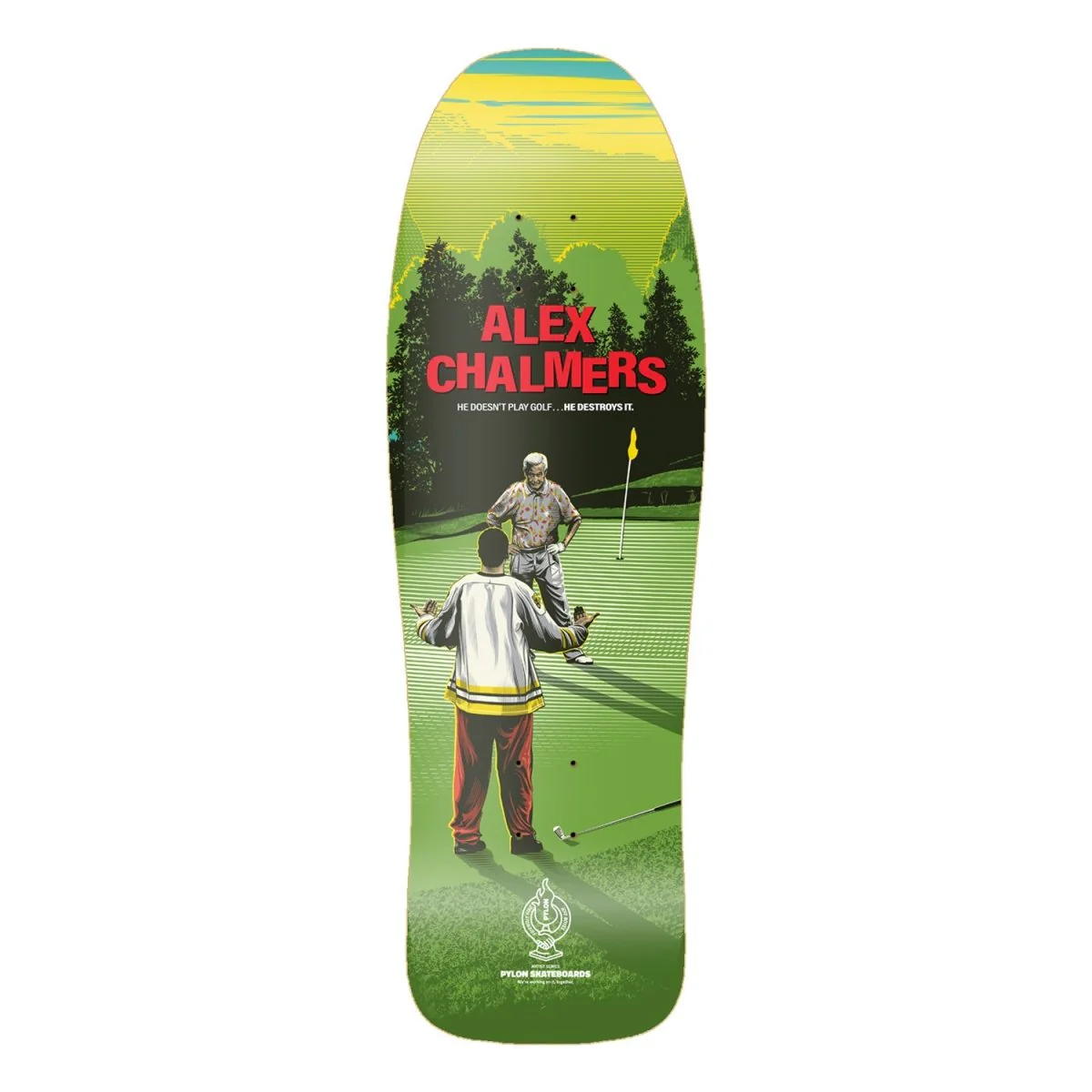 Pylon Alex Chalmers The Price Is Wrong (Cruiser) Skate Deck 9.75"