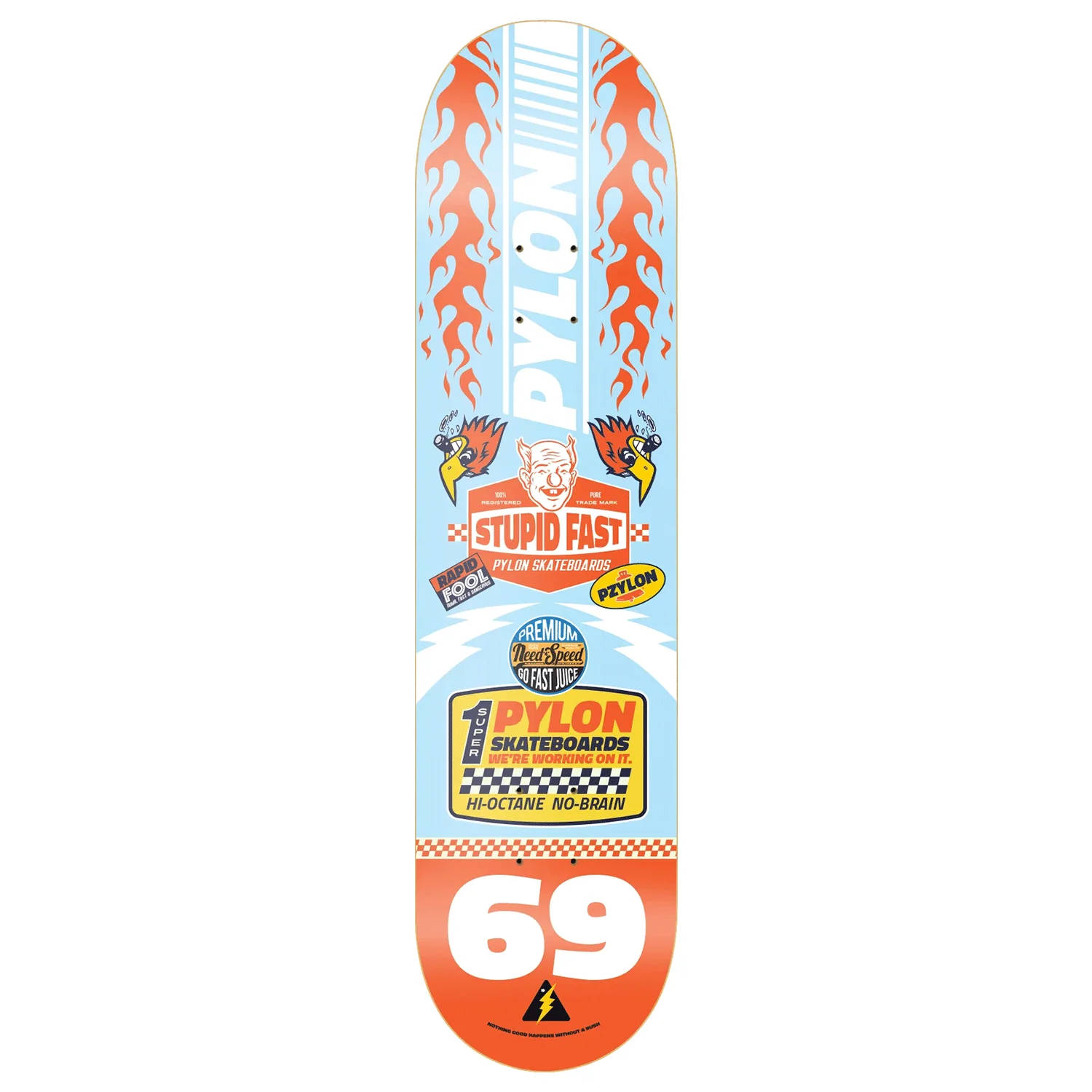 Pylon Stupid Fast Skate Deck 8.5"