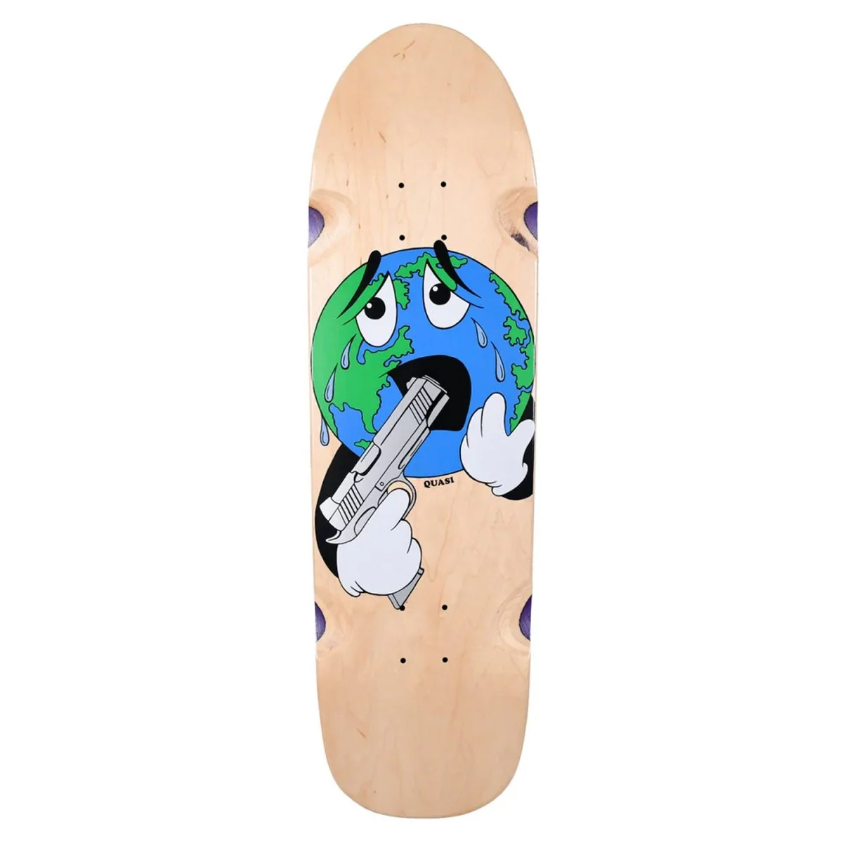 Quasi World Shaped (Wheel Wells) Skate Deck 9.0"
