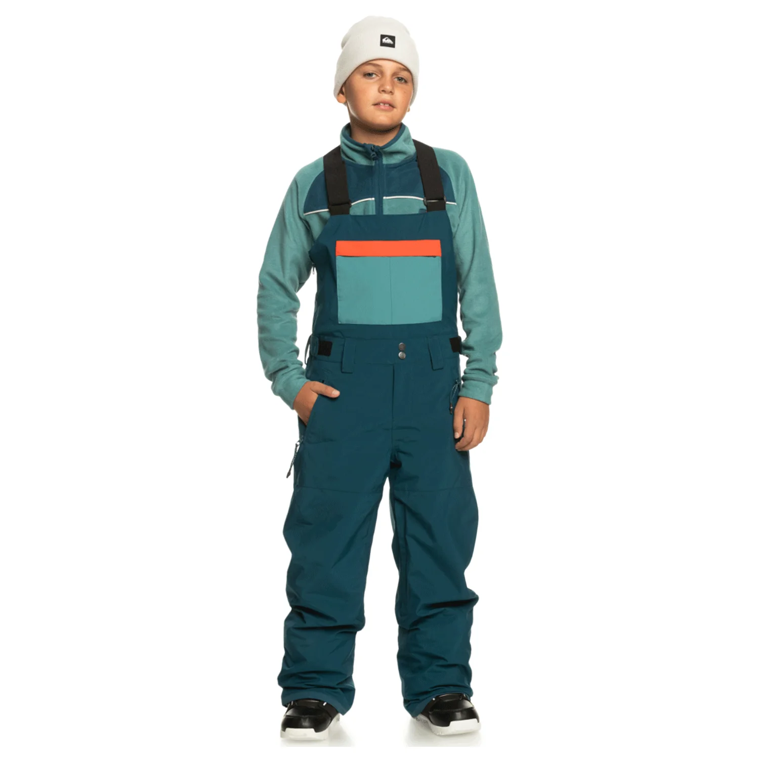 Quiksilver Kids Mash Up Bib Pant 2024 Majolica Blue