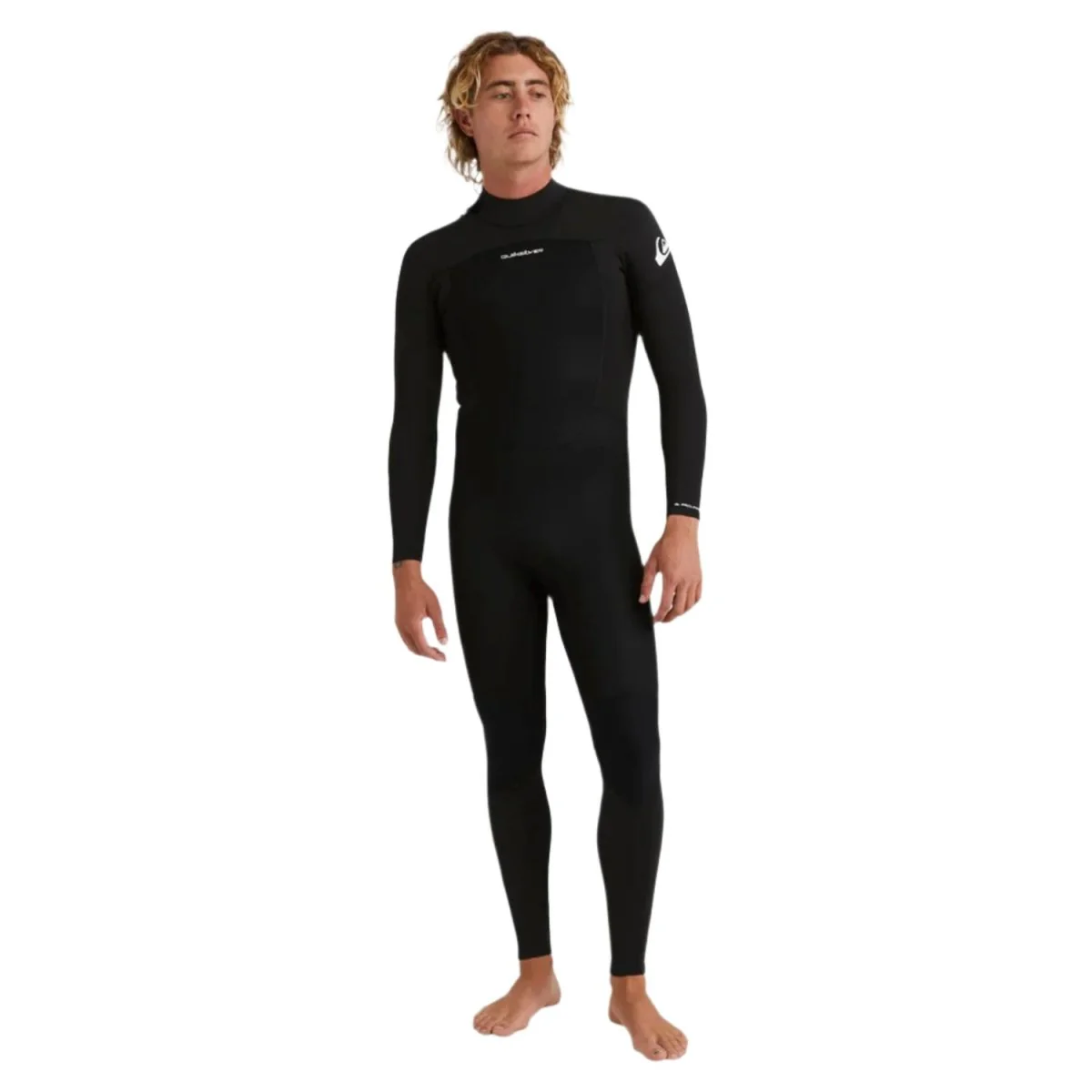 Quiksilver Men's Prologue 4/3 Back Zip GBS Wetsuit Black
