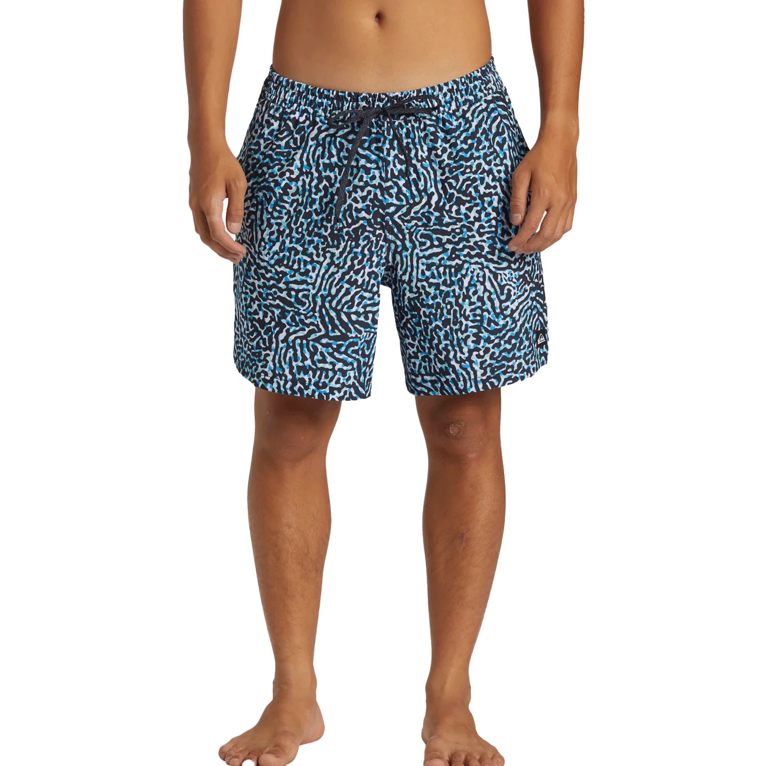 Quiksilver Men's Surfsilk Mix Volley 17" Boardshort Swedish Blue