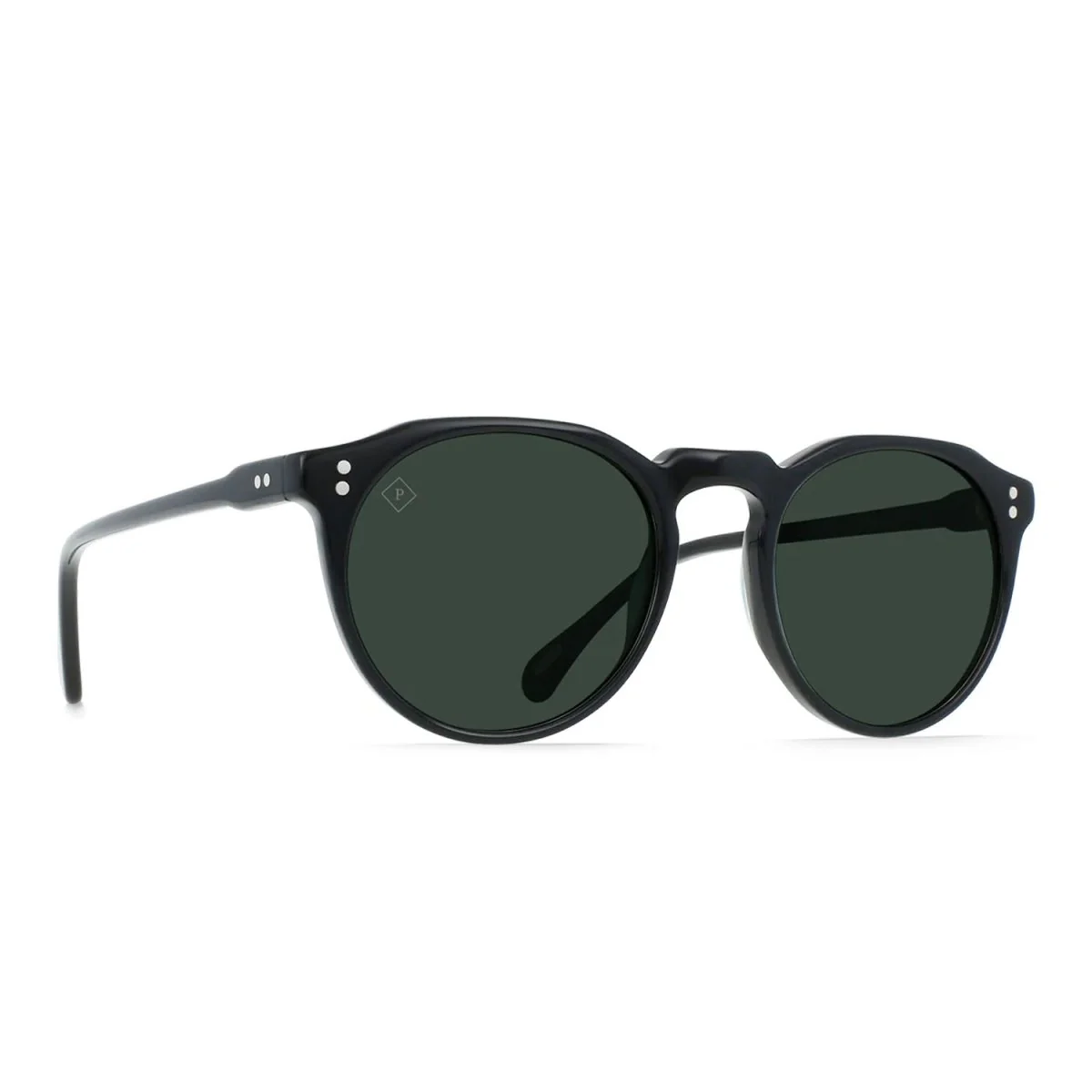 Raen Remmy 52 Sunglasses Recycled Black/Green Polarized