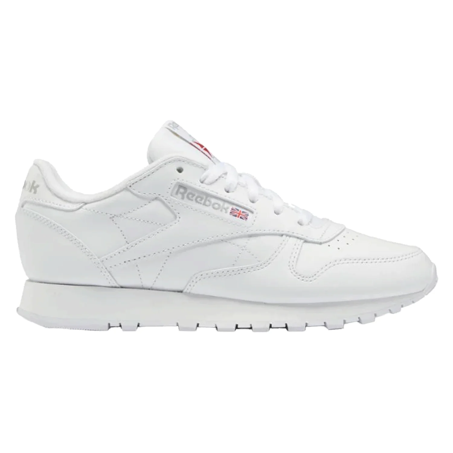 Reebok Women's Classic Leather Shoe White/White/Grey