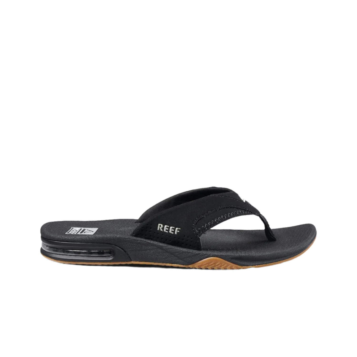 Reef Men's Fanning Sandal Black/Silver