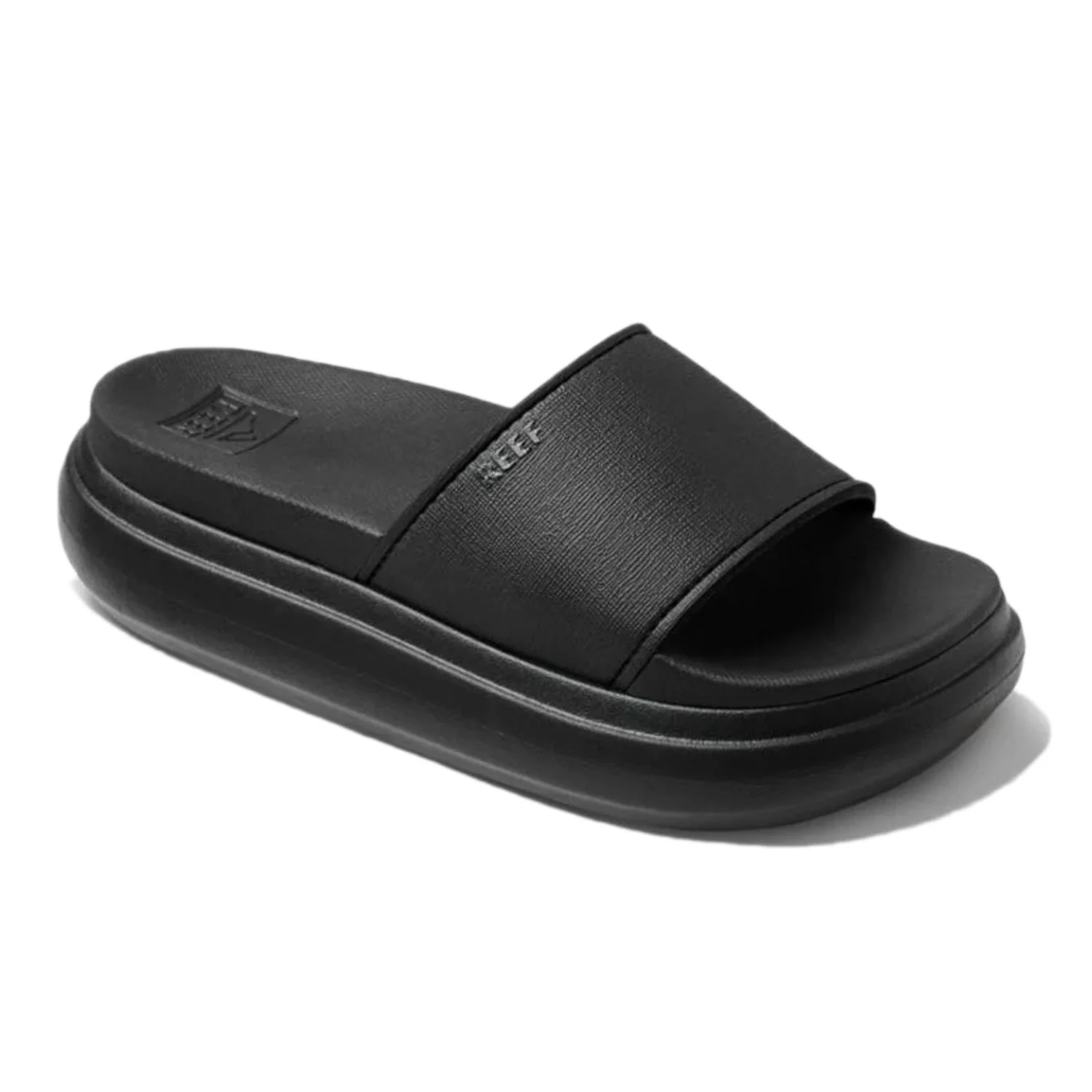 Reef Women's Cushion Bondi Bay Sandal Black/Black