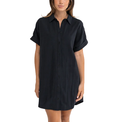 Rhythm Classic Linen Shirt Dress
