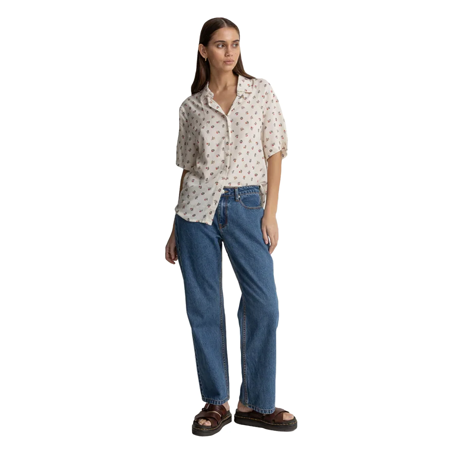 Rhythm Women's Harlow Floral S/S Shirt