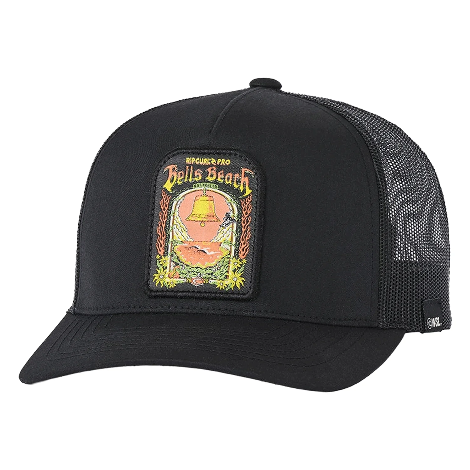 Rip Curl Bells Pro 26 Trucker Hat Washed Black