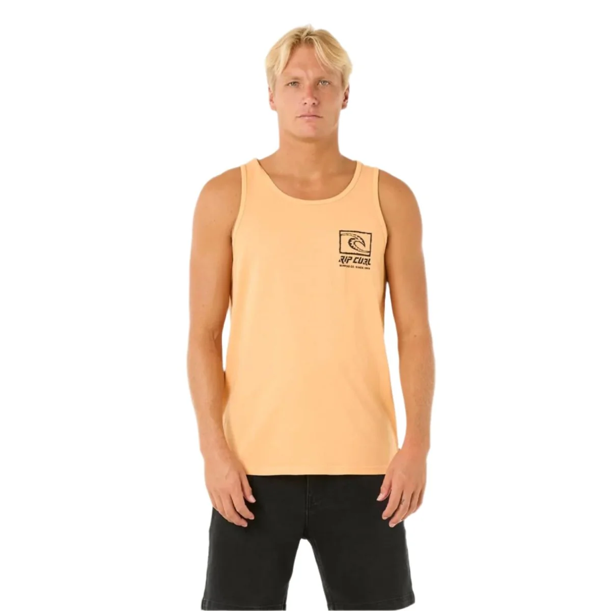 Rip Curl Men's Raw Energy Trad Tank Mandarin Zest