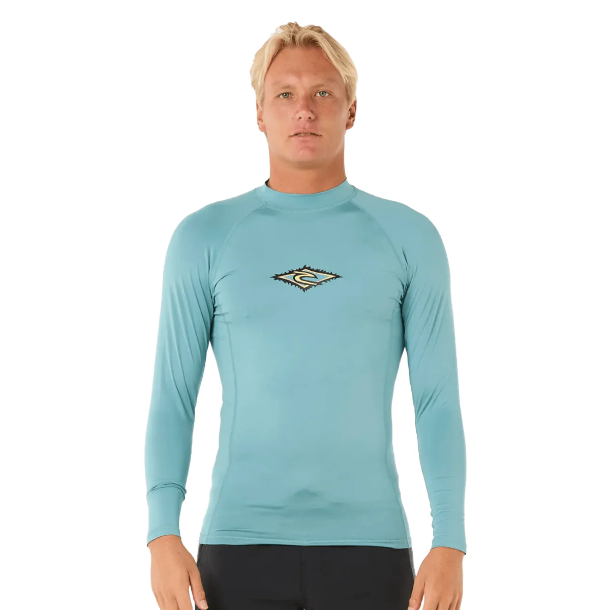 Rip Curl Men's Raw Energy UPF Performance L/S Top Blue Lagoon