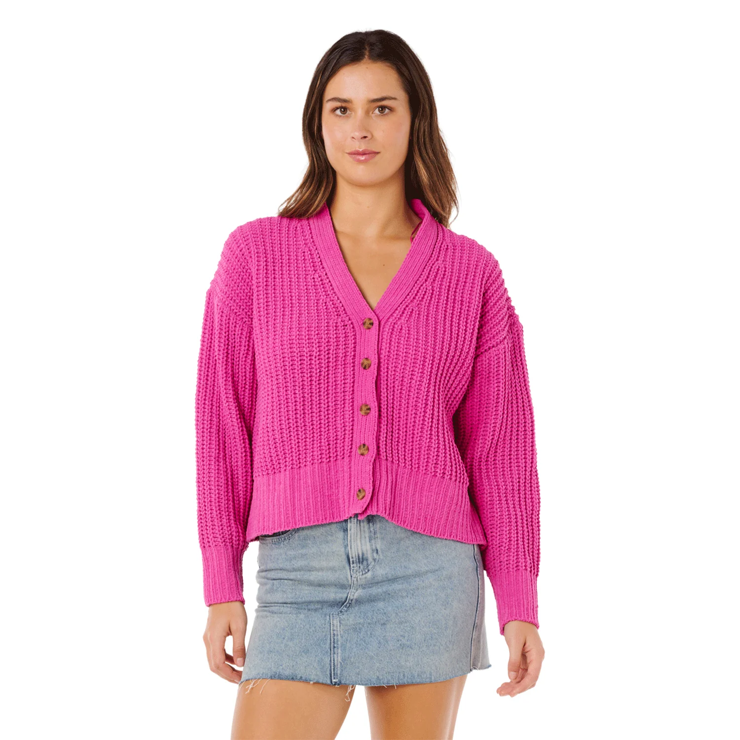 Rip Curl Women's Neon Isles Cardigan Light Pink