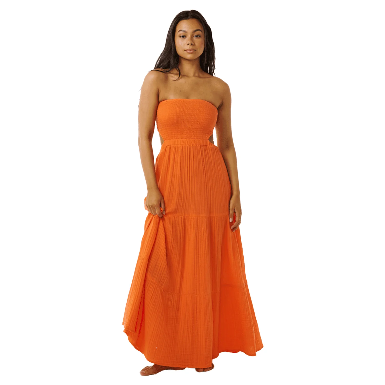 Rip Curl Women's Premium Surf Maxi Dress Bright Orange