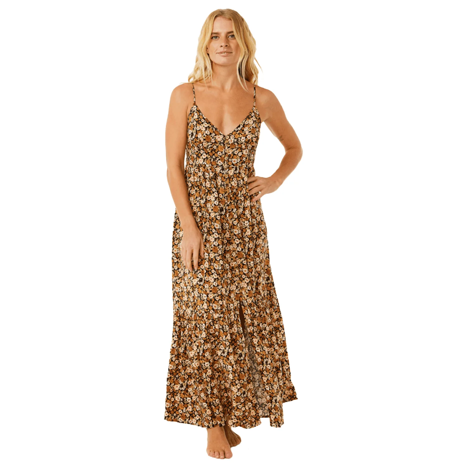 Rip Curl Women's Sea Of Dreams Maxi Dress Brown
