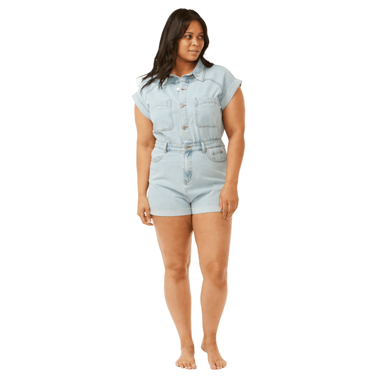 Rip Curl Women's Venice Romper Light Blue