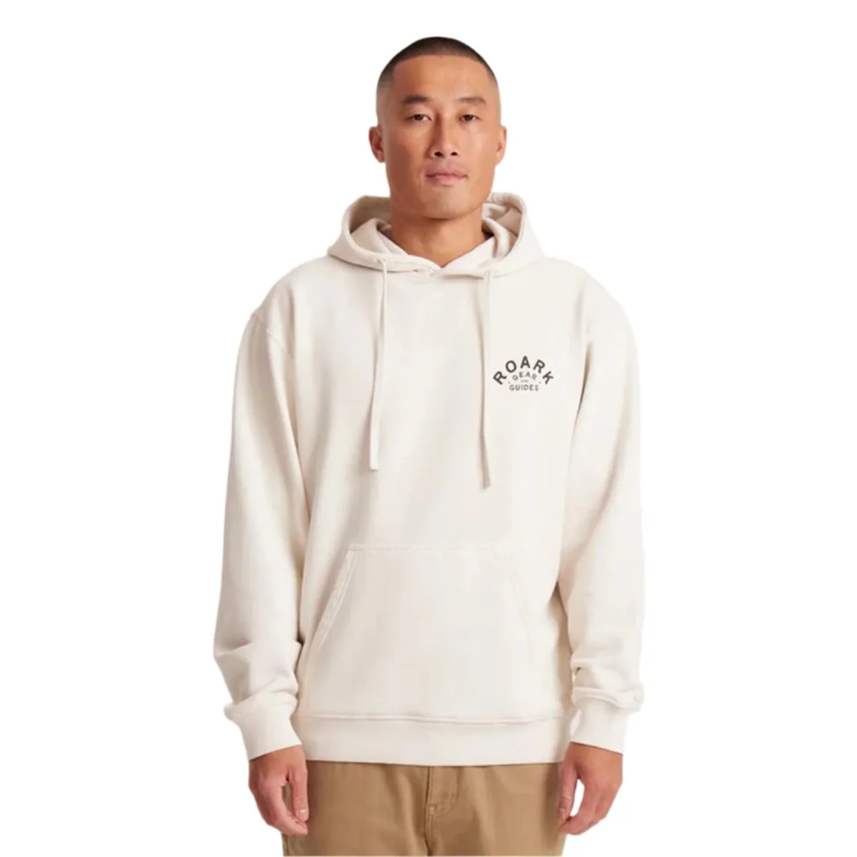 Roark Men's Gear And Guides Hoodie Bone