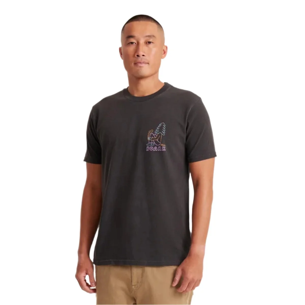 Roark Men's Unhustle T-Shirt Charcoal
