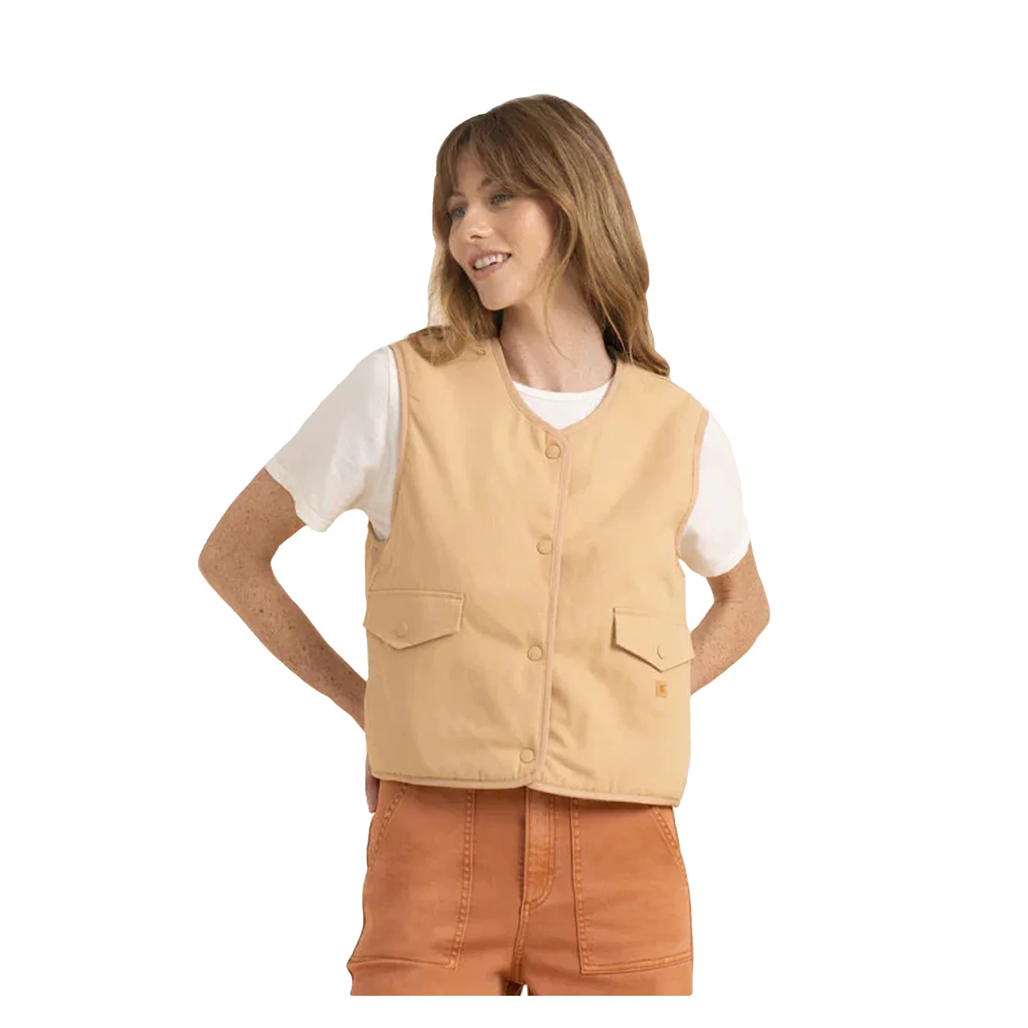 Roark Women's Bandit Vest Jacket Crema