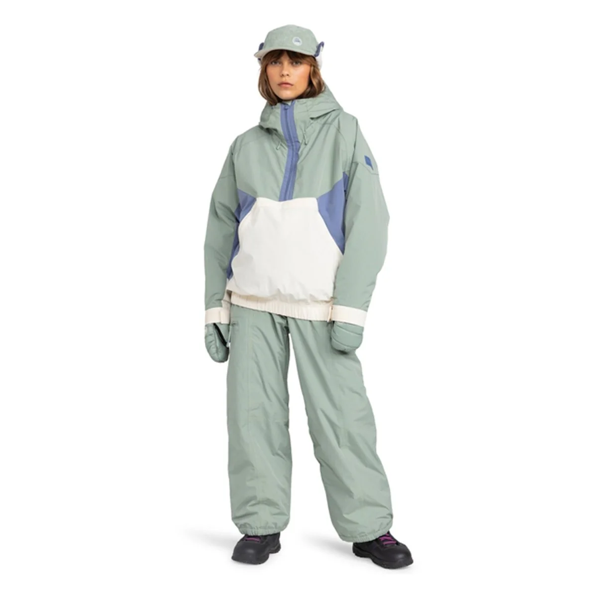 Roxy Women's Chloe Kim Anorak Jacket 2025 Lily Pad