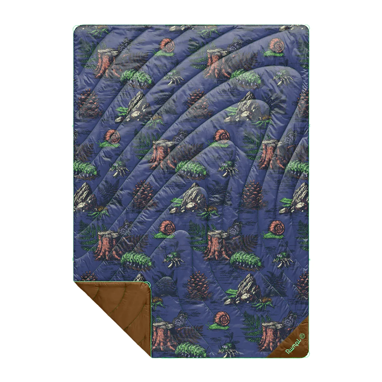 Rumpl OG Puffy Blanket Forest Floor