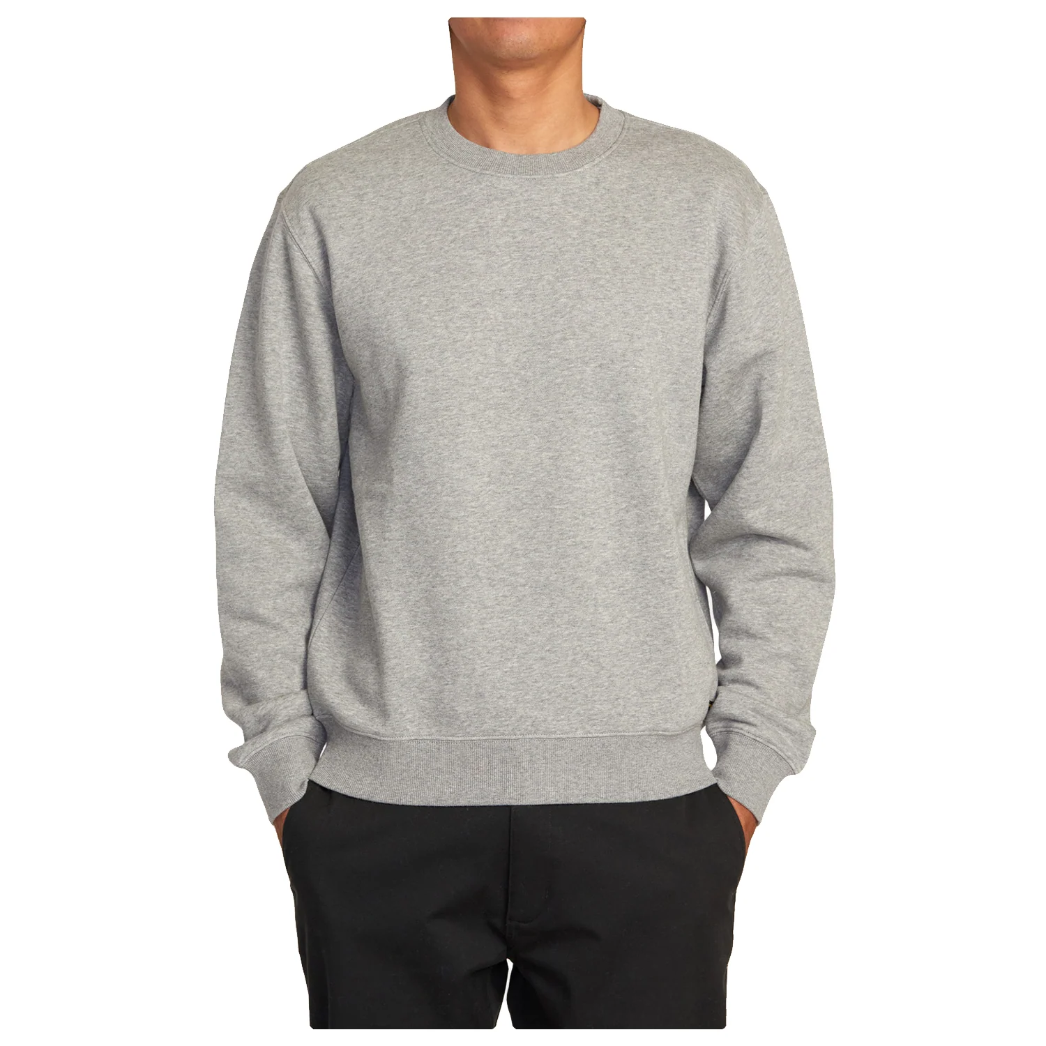 RVCA Men's Dayshift Crew Athletic Heather