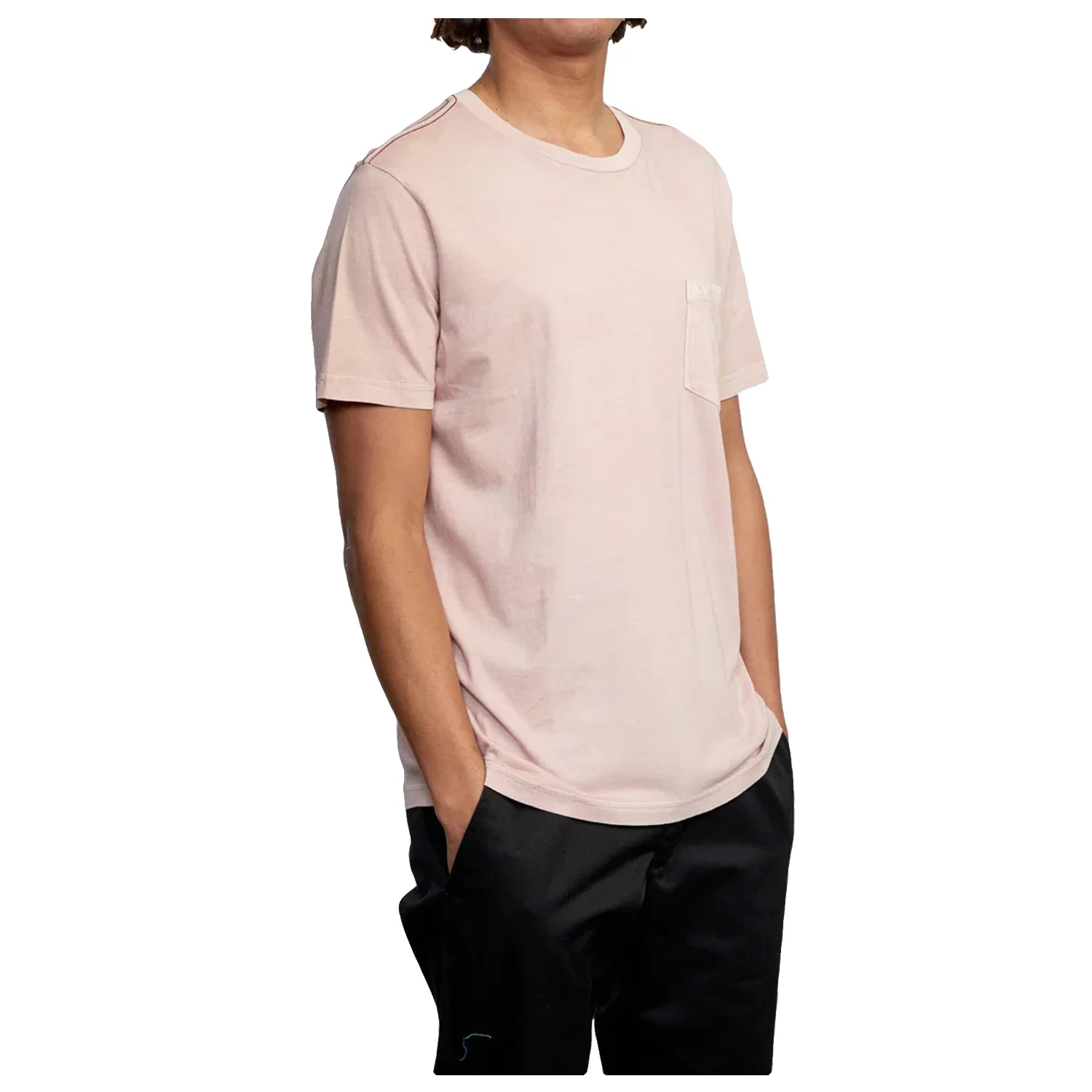 RVCA Men's PTC 2 Pigment S/S T Shirt Pale Mauve