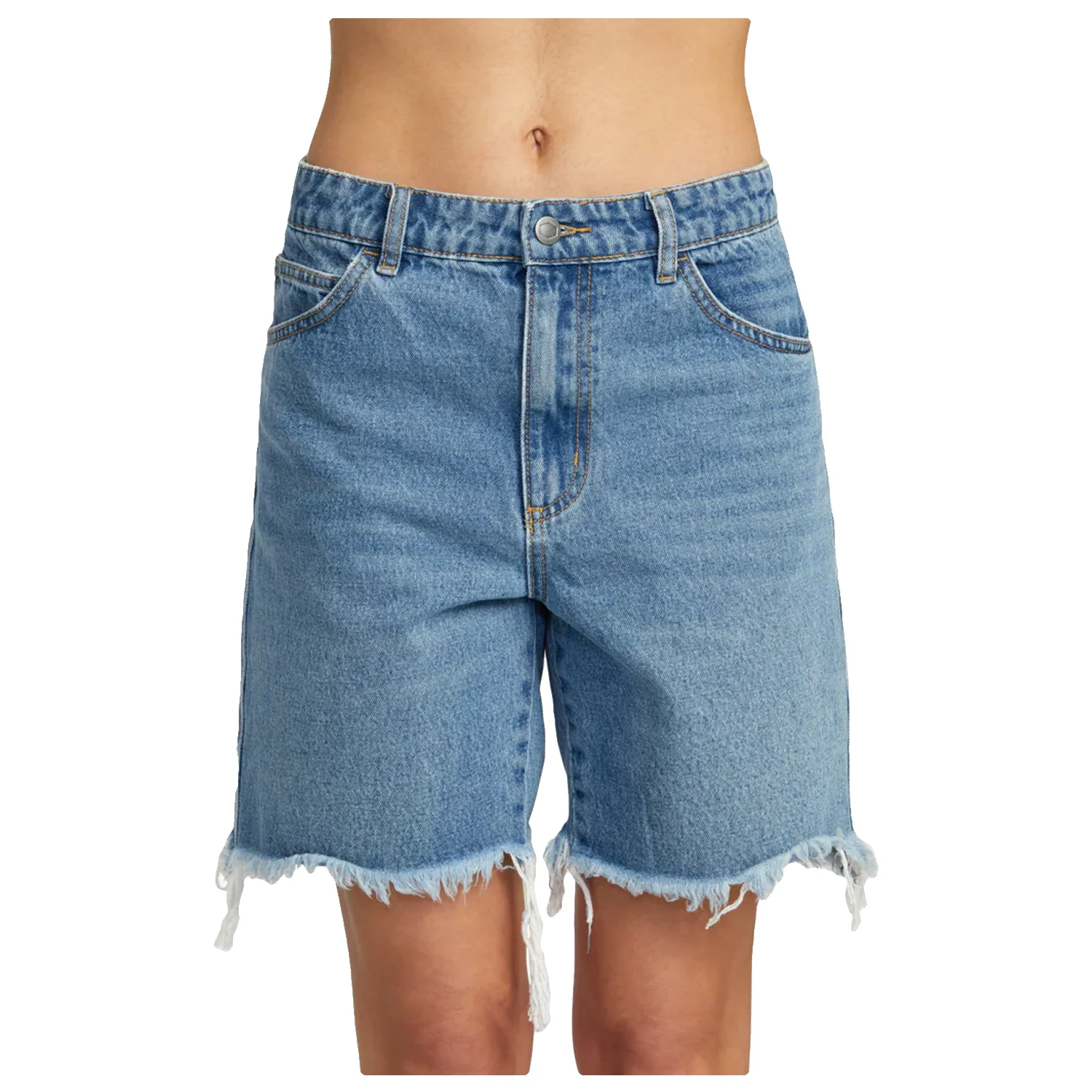 RVCA Women's Crawford Long Short 90s Blue