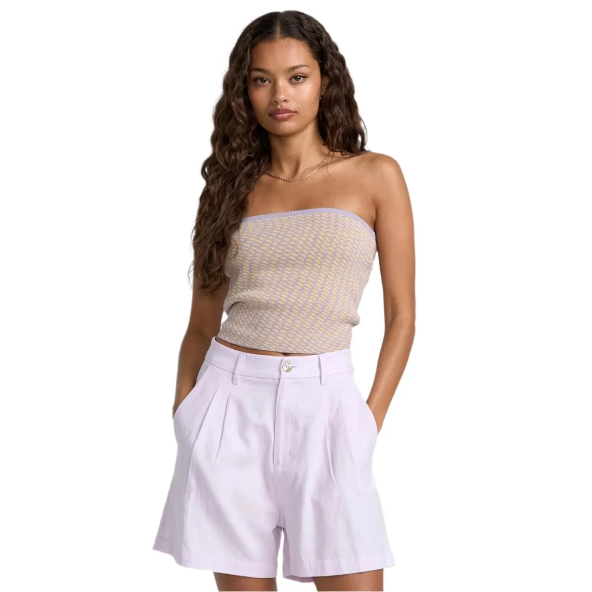 RVCA Women's Del Mar Short Cloud Purple