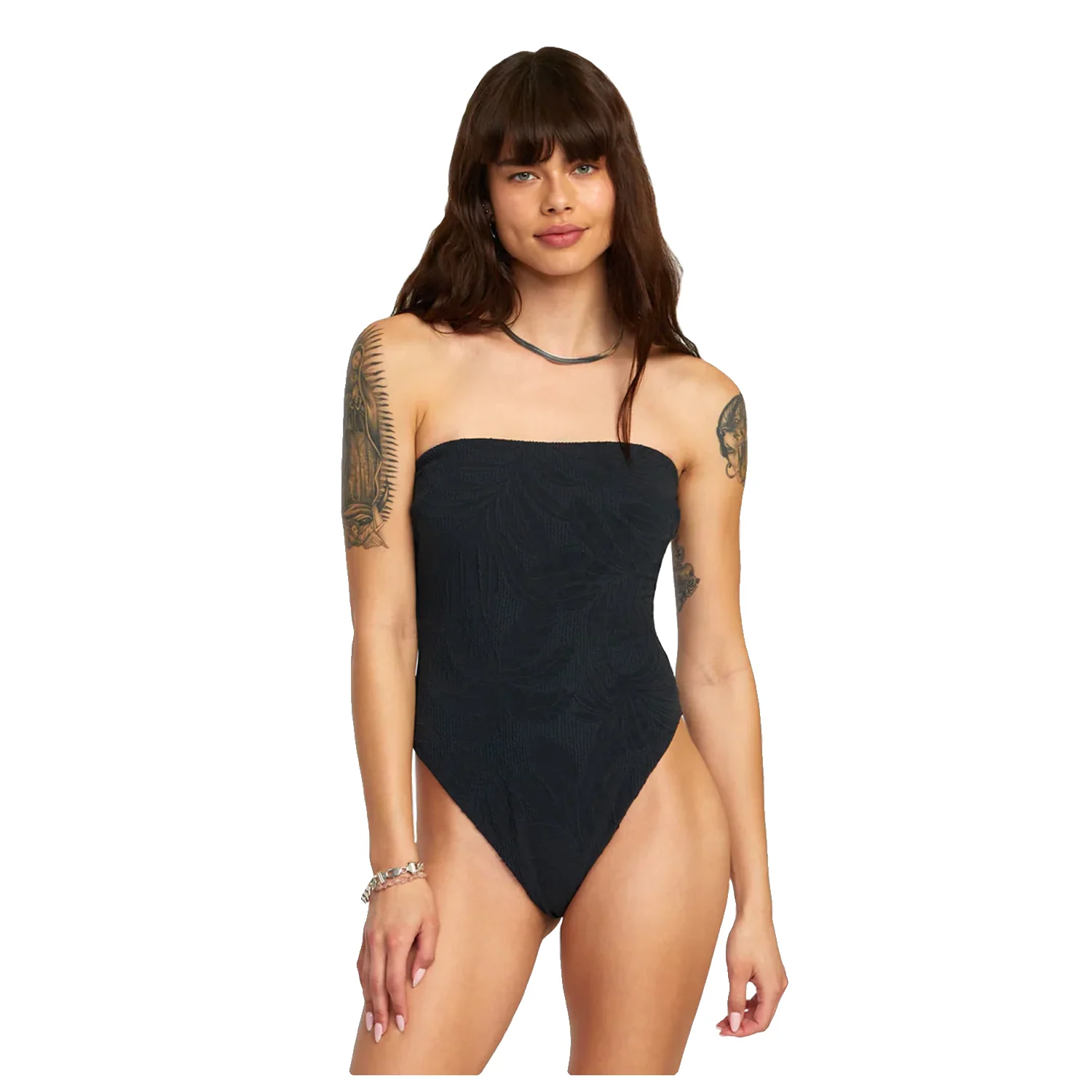RVCA Women's Palm Grooves Tubular One Piece Black