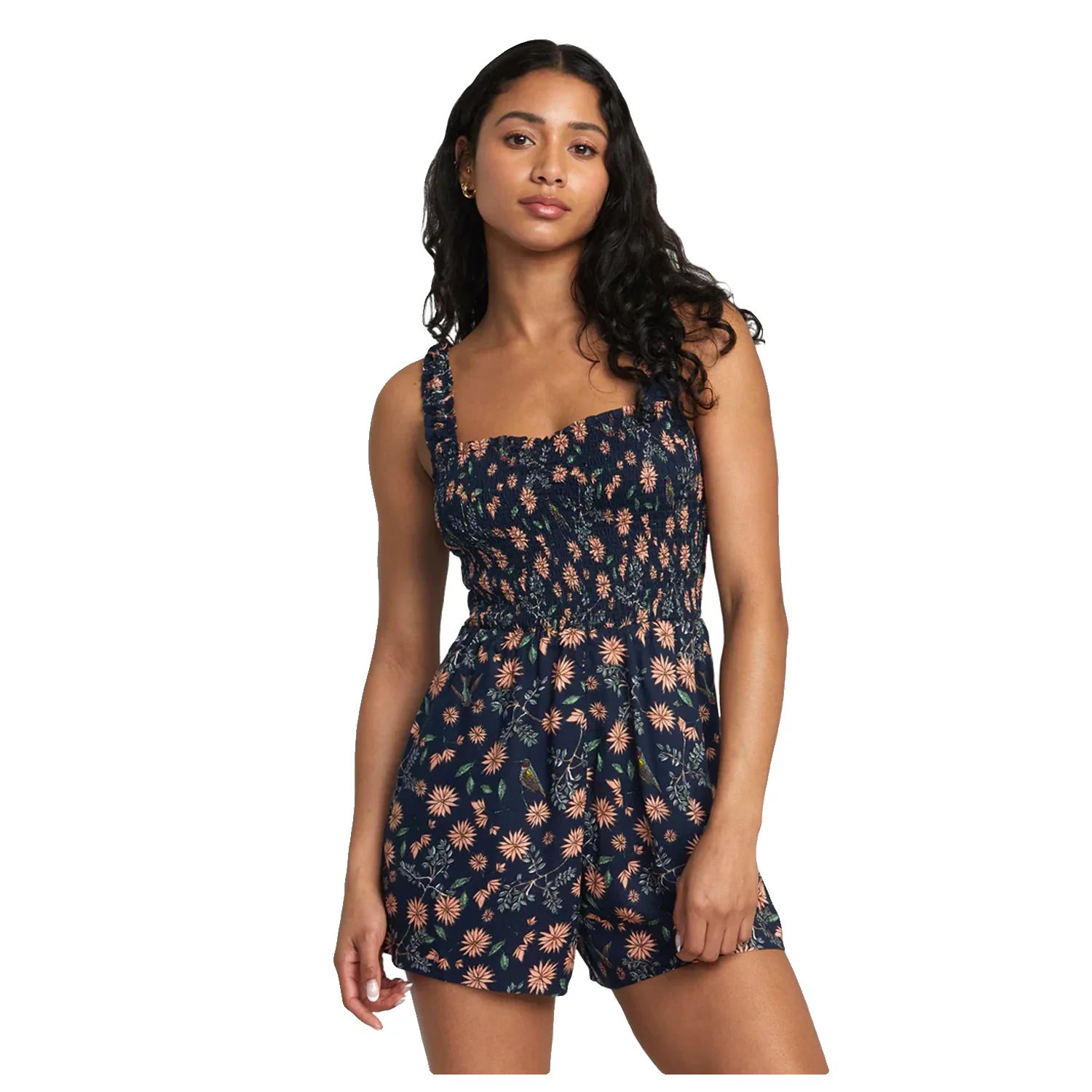 RVCA Women's Ray Romper Moody Blue