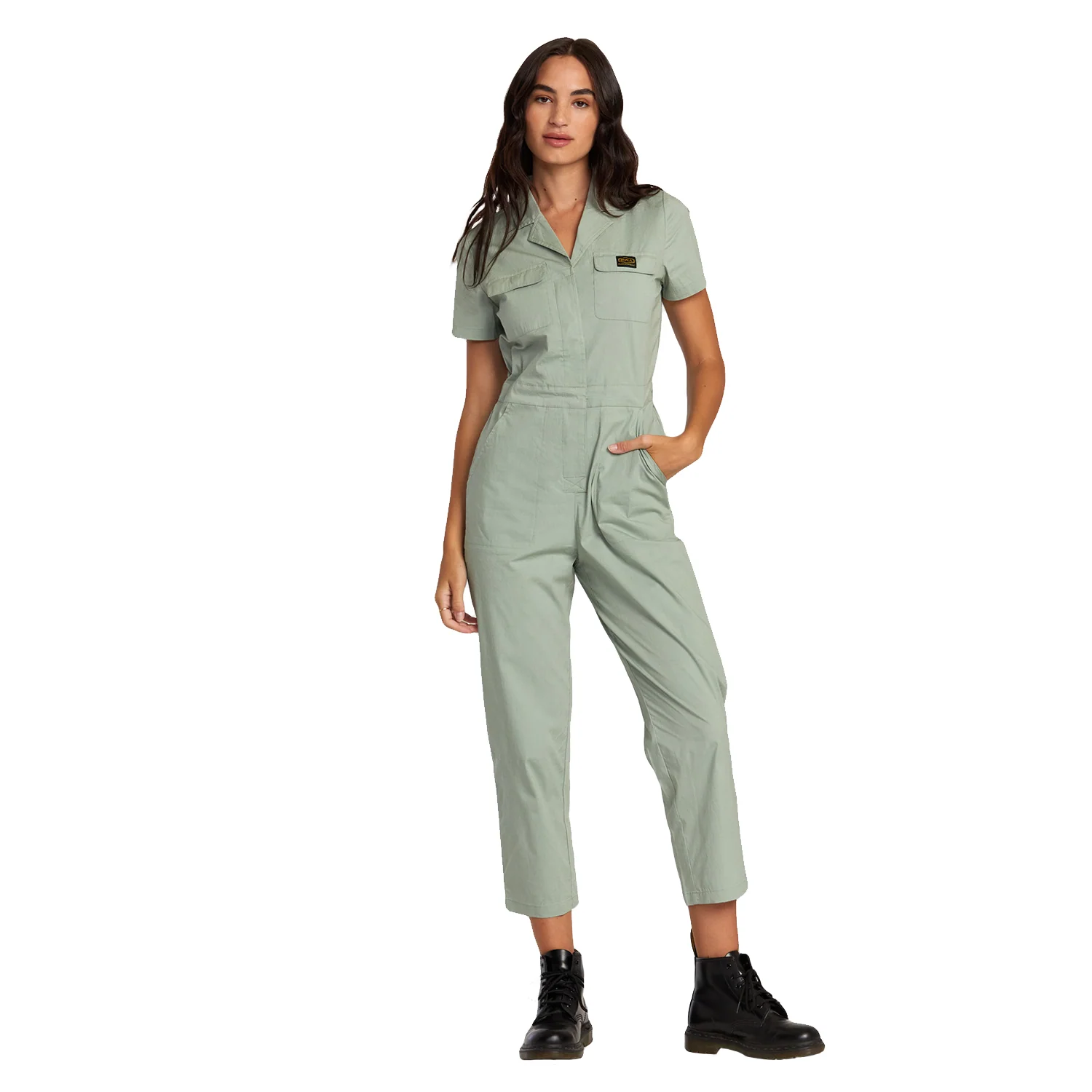 RVCA Women's Recession Jumpsuit Sage