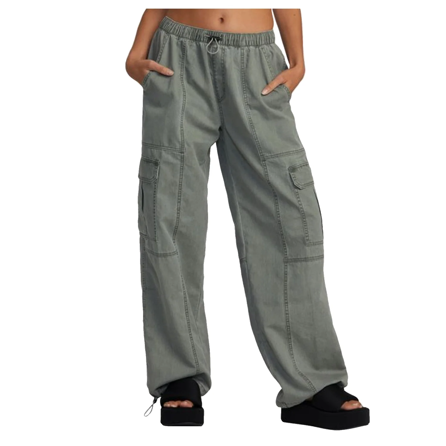 RVCA Women's Stowaway Cargo Pant Olive