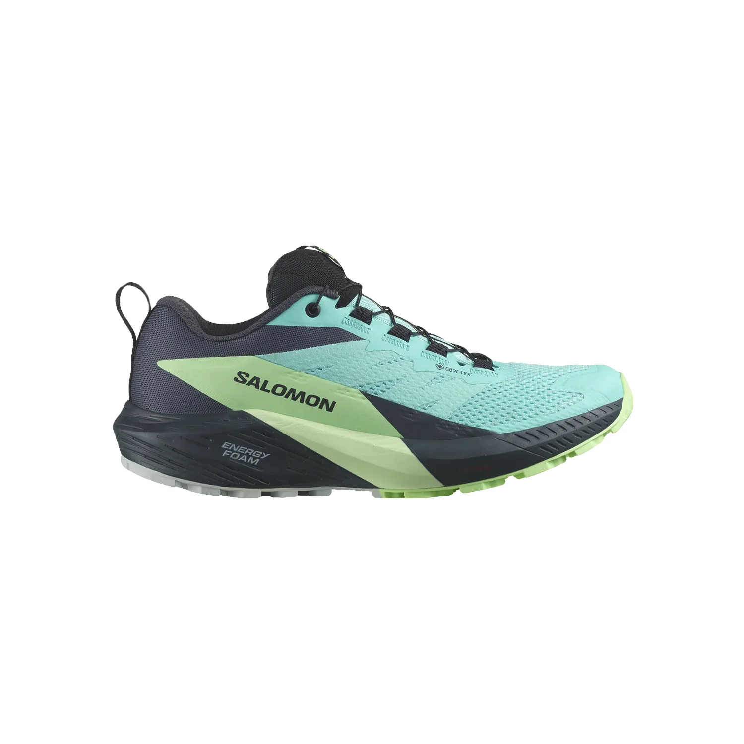 Salomon Women's Sense Ride 5 Gore-tex Shoe Blue Radiance/Green Ash/India Ink