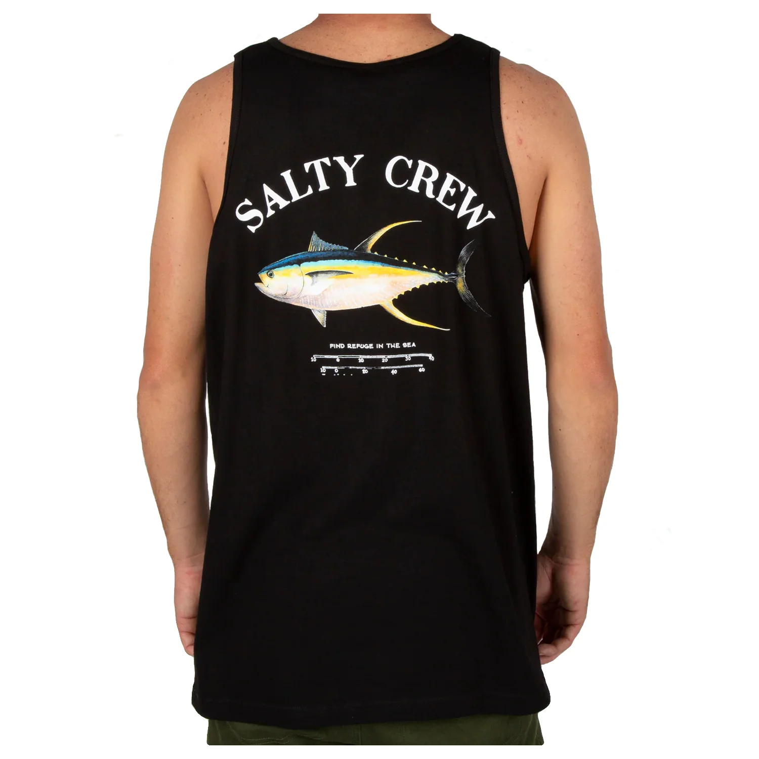 Salty Crew Men's Ahi Mount Tank Top Black
