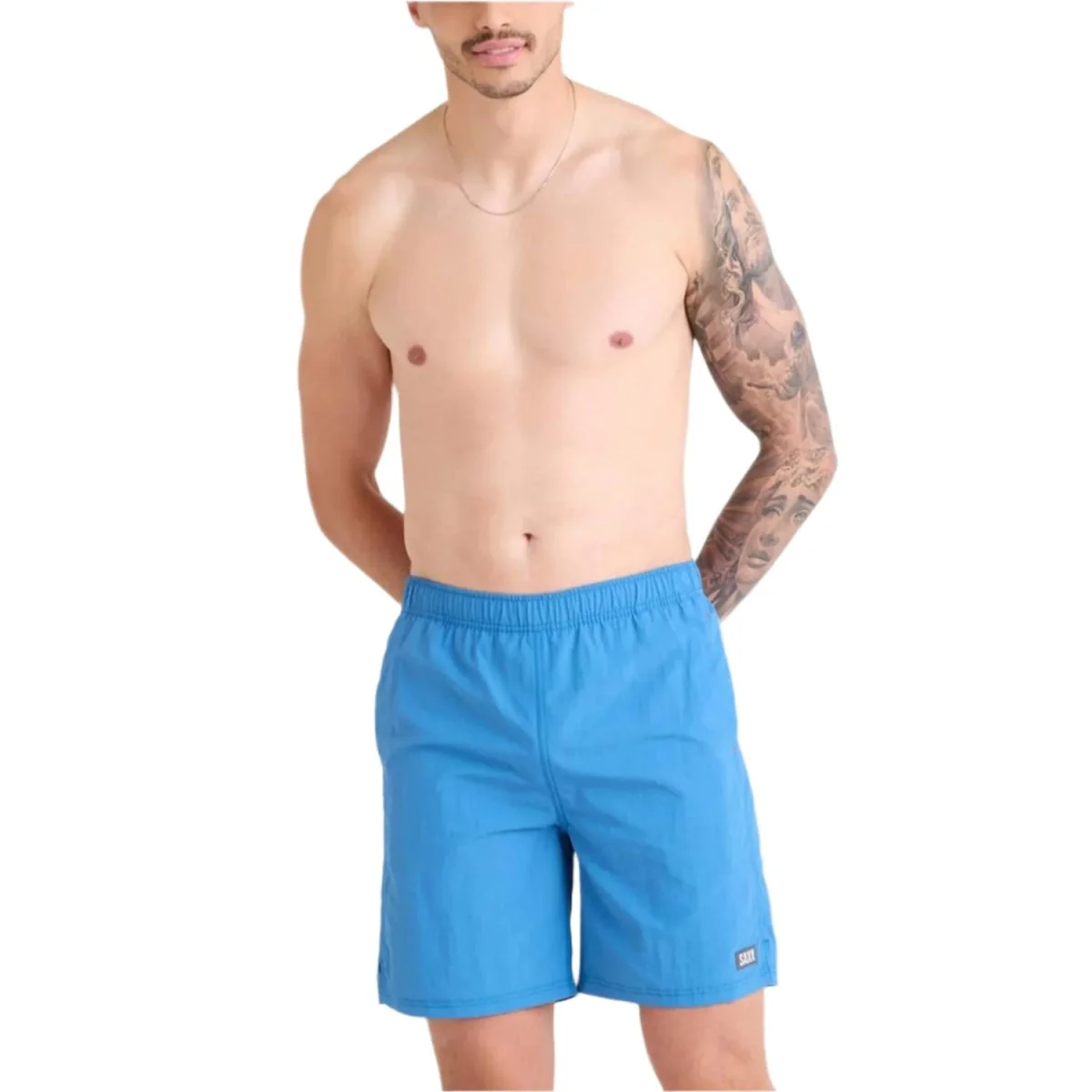 SAXX Men's Go Coastal 2N1 Volley 7" Short Lake Blue
