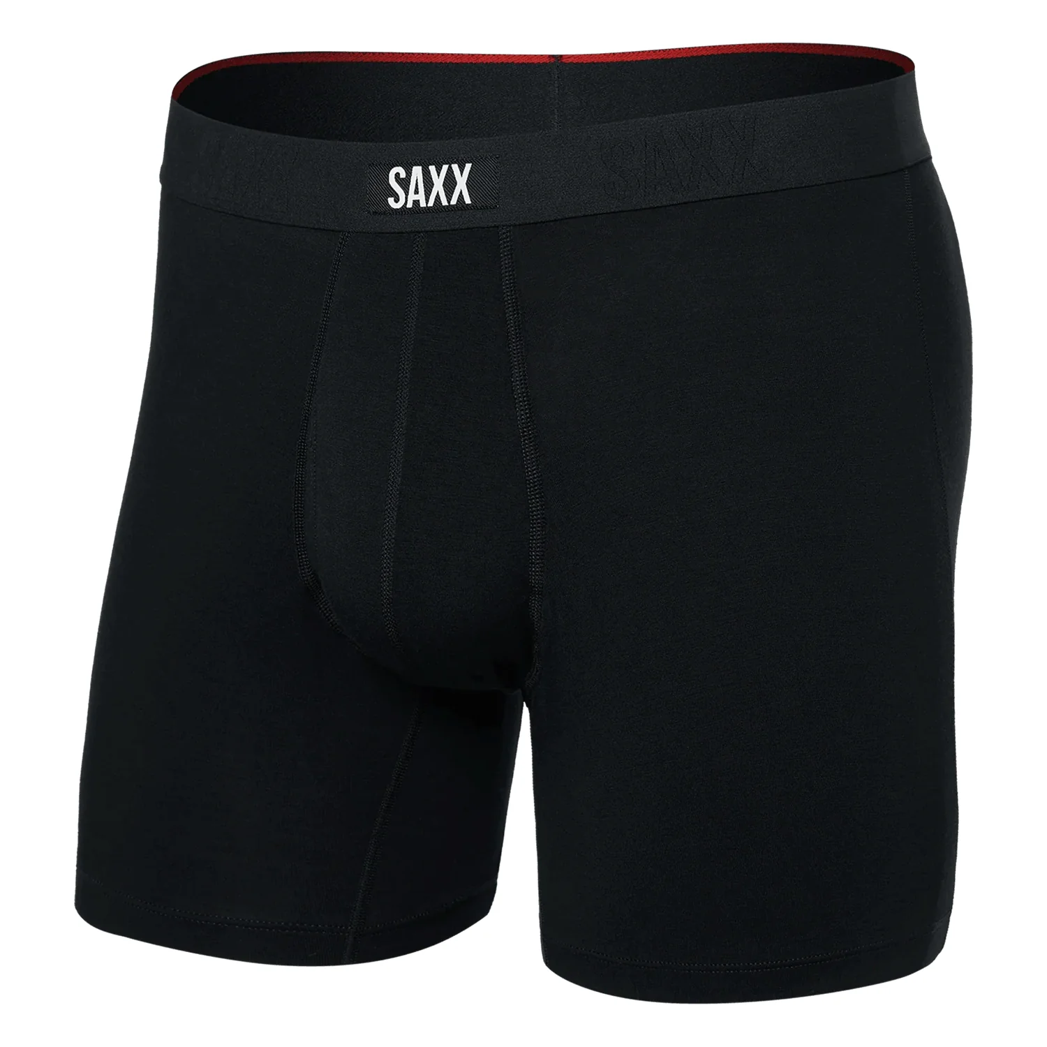 Saxx Men's Vibe Xtra Soft Comfort Boxer Brief Fly Black