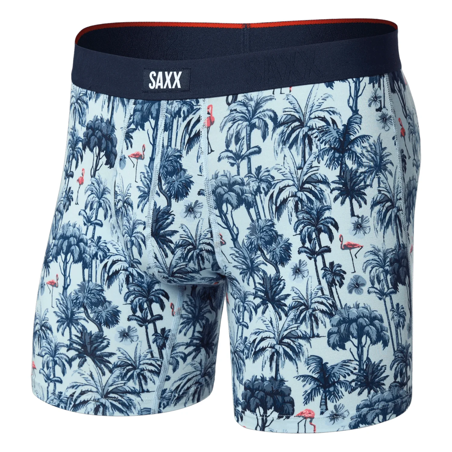 Saxx Men's Vibe Xtra Soft Comfort Boxer Brief Fly Palm Mix Atmosphere