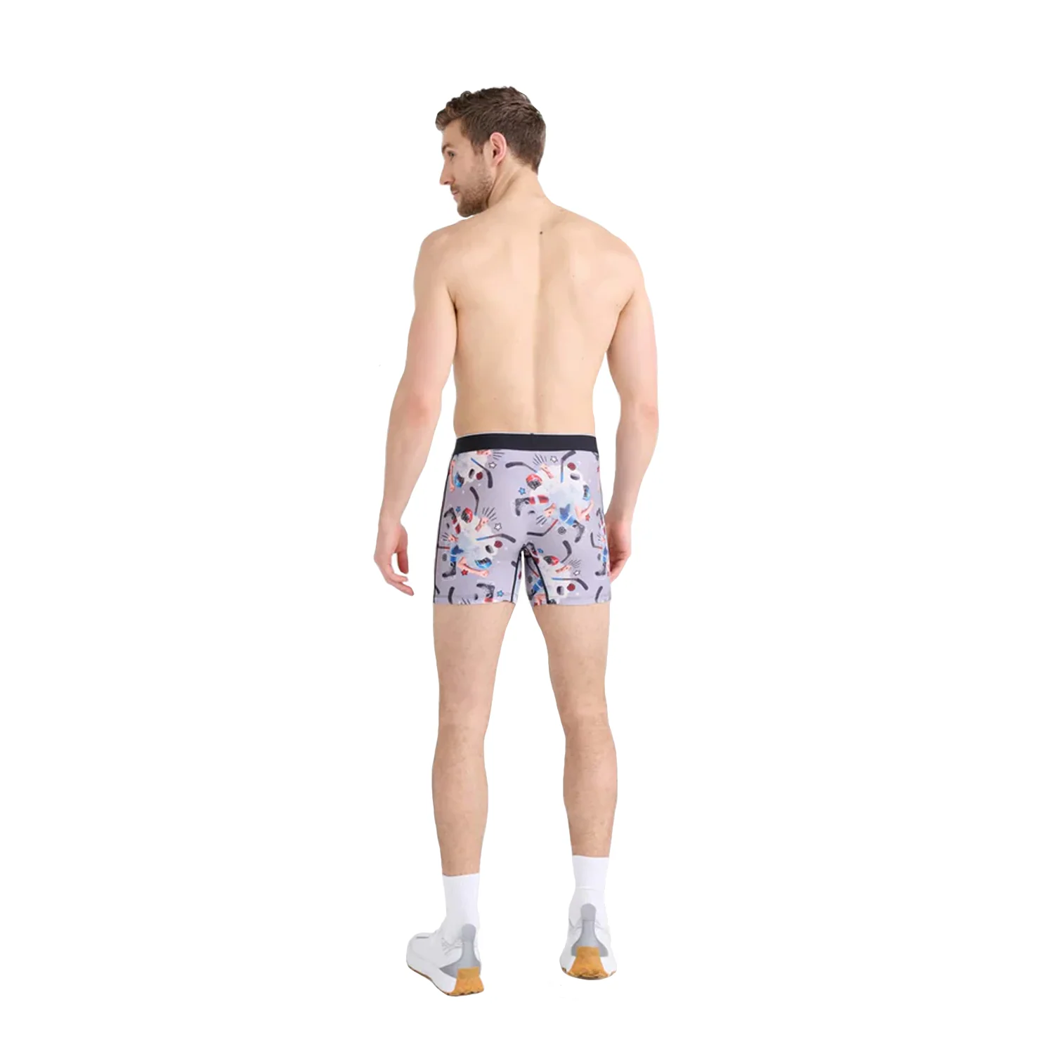Saxx Men's Volt Breathable Mesh Boxer Brief Timeout/Grey - Image 2